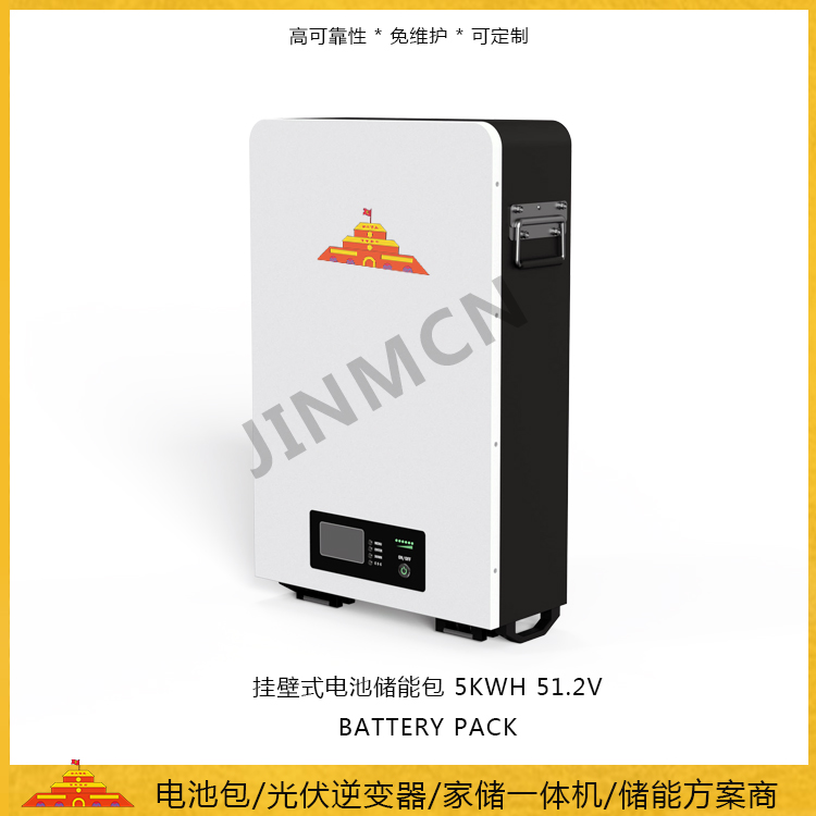 Wall mounted lithium battery pack 5kwh 51.2V home energy storage battery pack 5 kWh